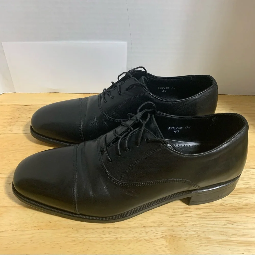 Florsheim‎ Men's Edgar Cap Toe Lace Up Black 17168-01 mens 9D
